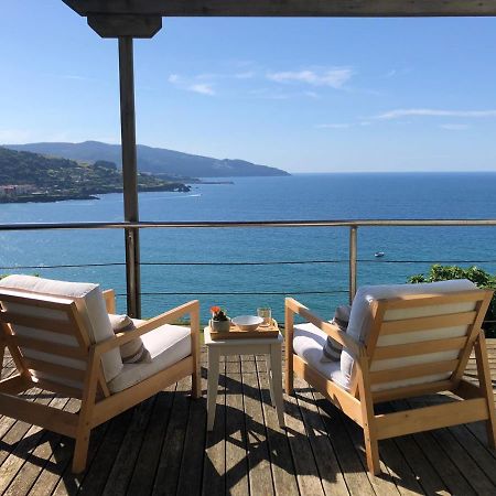 Adosado En La Costa Con Excelentes Vistas Al Estuario De Urdaibai Villa Mundaka Bagian luar foto