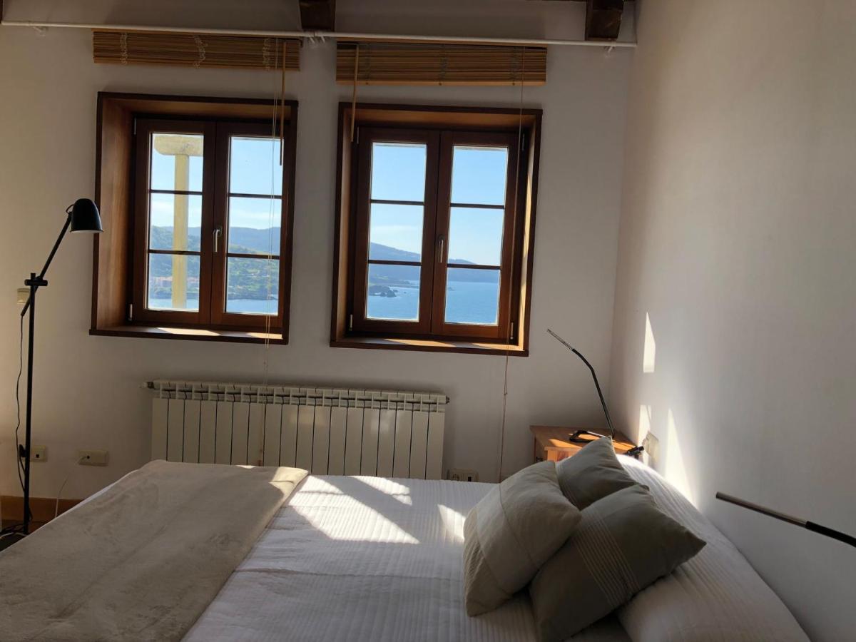 Adosado En La Costa Con Excelentes Vistas Al Estuario De Urdaibai Villa Mundaka Bagian luar foto