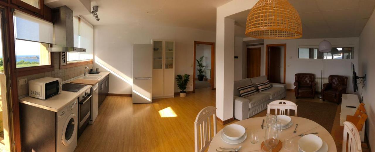 Adosado En La Costa Con Excelentes Vistas Al Estuario De Urdaibai Villa Mundaka Bagian luar foto